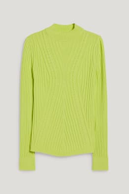 Jumper - cable knit pattern