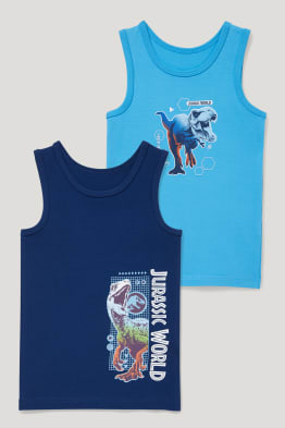Confezione da 2 - Jurassic World - canotta - cotone biologico
