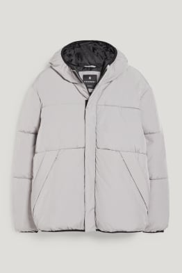 Steppjacke mit Kapuze
