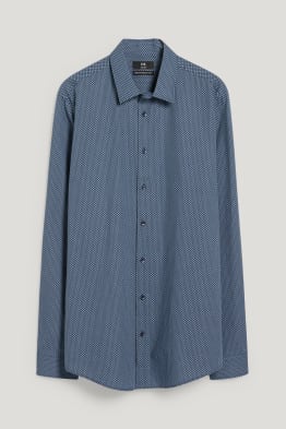 Businessoverhemd Regular in het Blauw voor heren Seidensticker Nu 21% Korting Heren Kleding voor voor Overhemden voor Casual en nette overhemden 