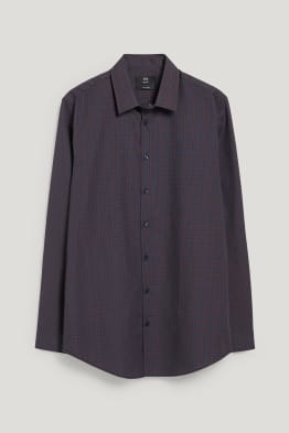 Camisa de oficina - slim fit - kent - de planchado fácil - reciclada