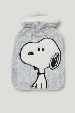 Faux fur hot water bottle cover - Snoopy