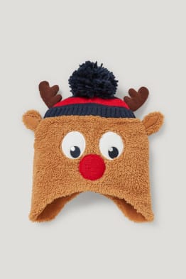 Kerstmuts van teddybont