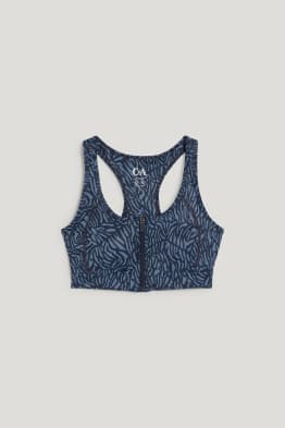 Funkční podprsenka - s vycpávkami - 4 Way Stretch - LYCRA® - se vzorem