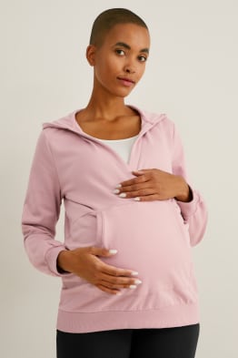 Sudadera de lactancia con capucha