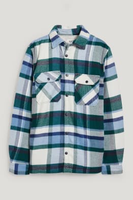 Veste-chemise - à carreaux