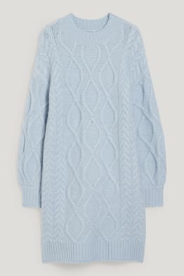 CLOCKHOUSE - robe en maille - motif tressé