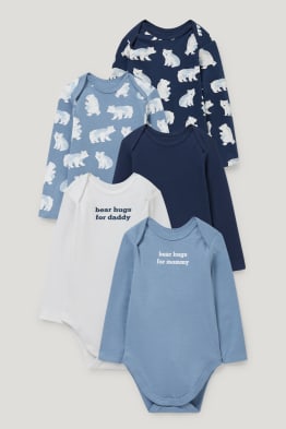 Lot de 5 - bodys pour bébé
