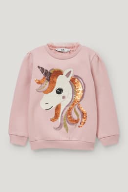 Licorne - sweat - finition brillante