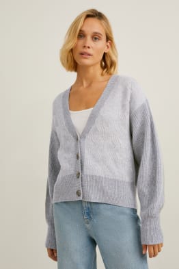 Kaschmir-Strickjacke