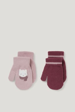 Multipack of 2 - baby mittens