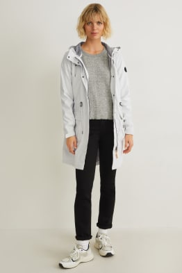 Regenmantel met capuchon