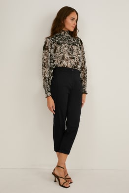Pantalón de tela - high waist - regular fit
