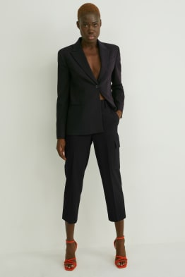 Pantalon cargo - high waist - slim fit
