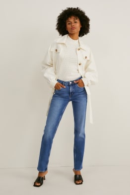 Straight jeans - high waist
