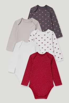 Lot de 5 - bodys pour bébé