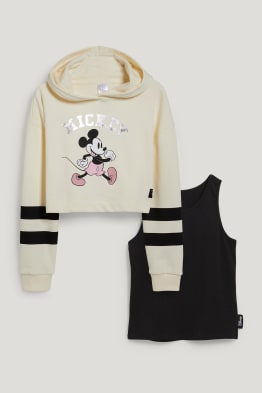 Micky Maus - Set - Hoodie und Top - 2 teilig