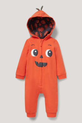 Baby Halloween jumpsuit with hood