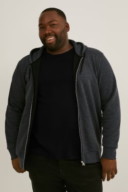 Sweat zippé à capuche - coton bio