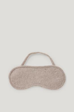 Cashmere sleep mask