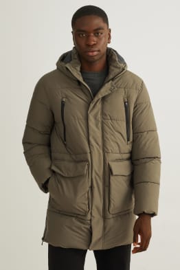 Parka with hood - recycled