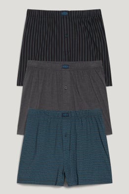 Multipack 3er - Boxershorts - Jersey - Bio-Baumwolle