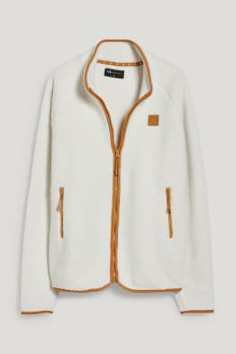 Sudadera con cremallera de borreguillo - senderismo - THERMOLITE®