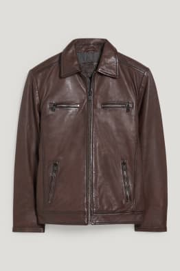 Veste en cuir