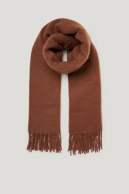 CLOCKHOUSE - fringed scarf