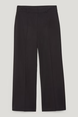 Pantalon de toile - high waist - wide leg - matière recyclée