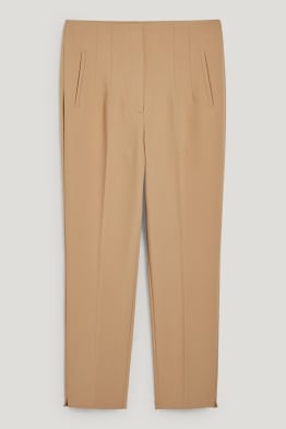 Pantalon de toile - mid-waist - slim fit - matière recyclée