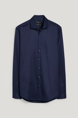 Businesshemd - Slim Fit - Cutaway - bügelleicht