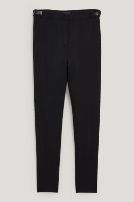 Pantalon - mid waist - slim fit - LENZING™ ECOVERO™