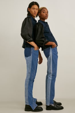 E.L.V. Denim - slim jeans - vita alta - unisex - da materiali riciclati