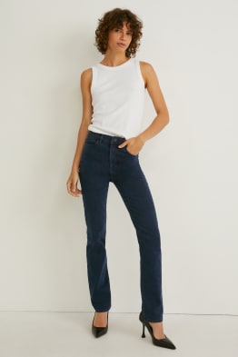Jean coupe droite - high-waist - LYCRA®