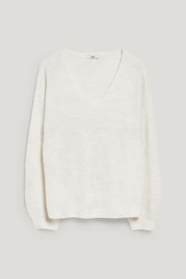 Urban Outfitters V-halstrui groen kabel steek casual uitstraling Mode Sweaters V-halstruien 