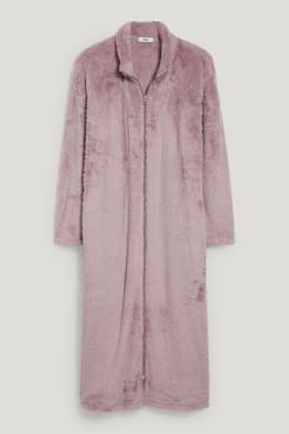 Fleece bathrobe