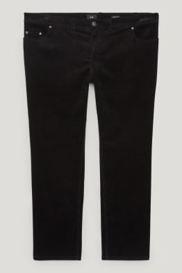 Pantalon en velours côtelé - regular fit - LYCRA®