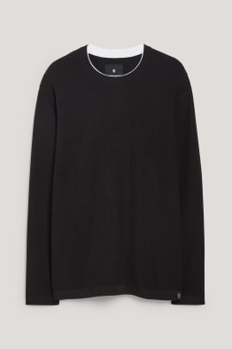 CLOCKHOUSE - Pullover - 2-in-1-Look