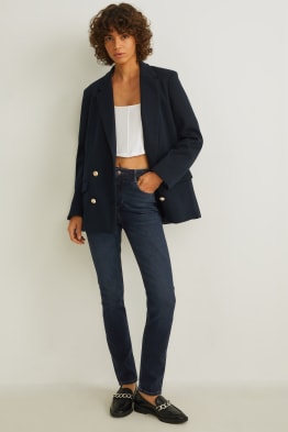 Slim jean - high-waist - matière recyclée