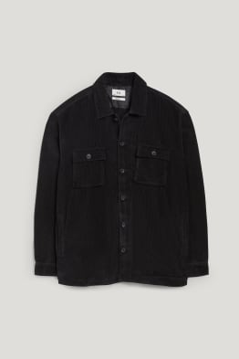 Veste-chemise en velours côtelé