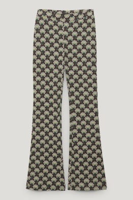 CLOCKHOUSE - Jersey-Hose - Flared - geblümt
