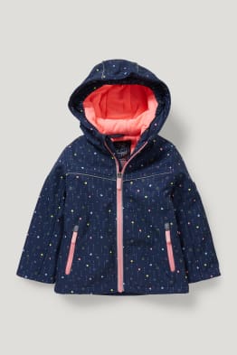 Jacket with hood - patterned