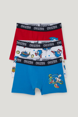 Multipack of 3 - Sonic - boxer shorts - organic cotton