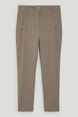 Pantalon - mid waist - slim fit