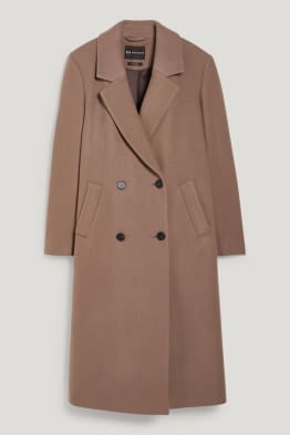 Manteau - laine vierge mélangée