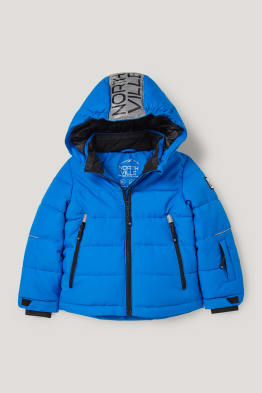 Ski jacket with hood - recycled
