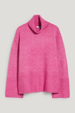 Polo neck jumper - recycled