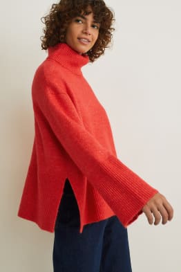 Sweter z golfem
