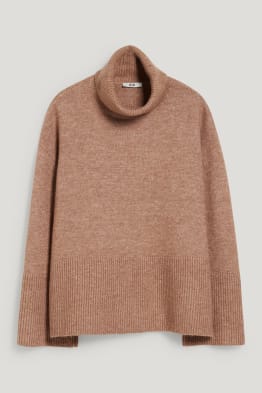 Pull à col roulé